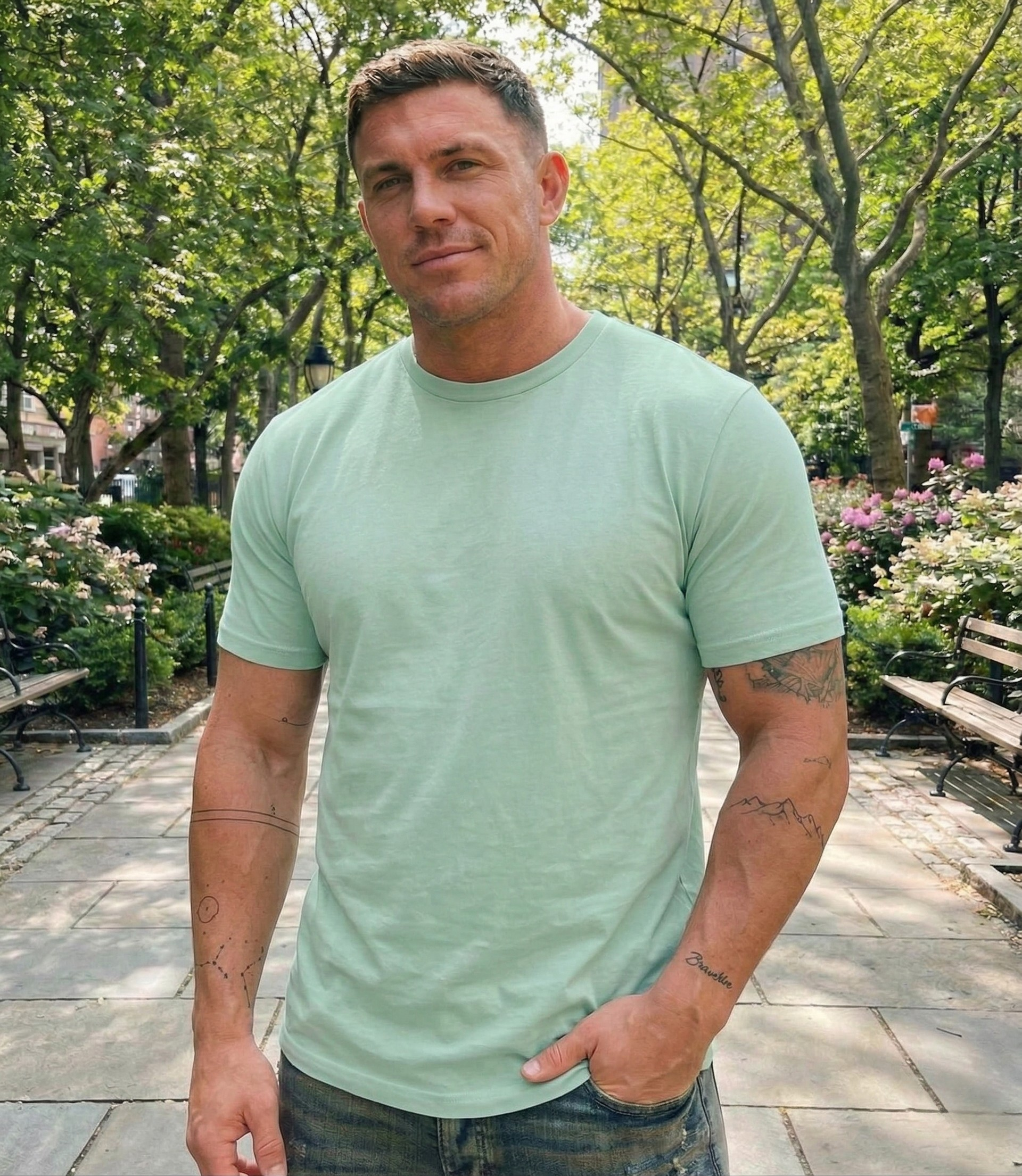 SuperFit Tee - Spring green