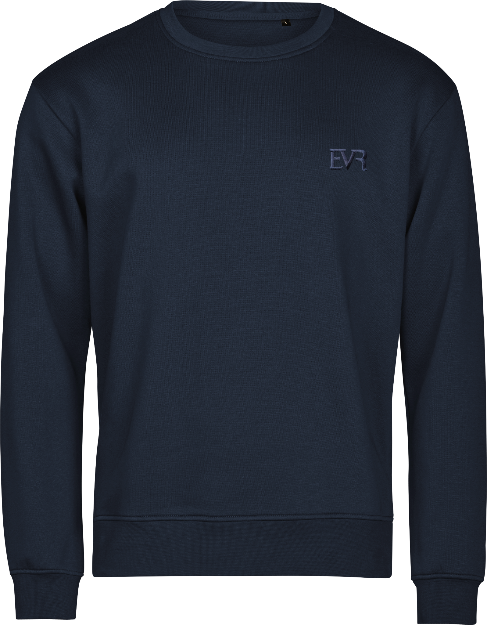 Velvet Sweatshirt Navy blue