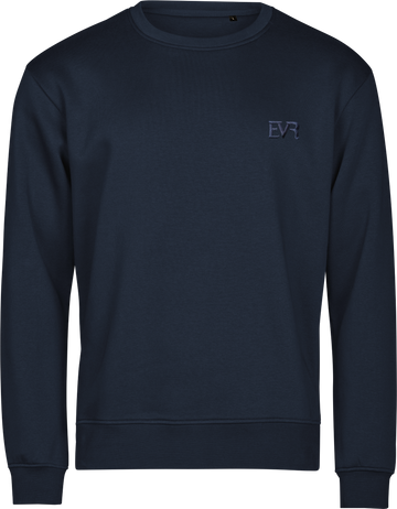 Velvet Sweatshirt Navy Blue