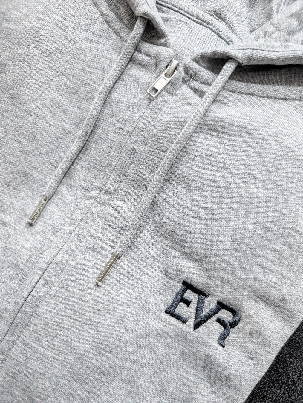 Zip Hoodie light grey