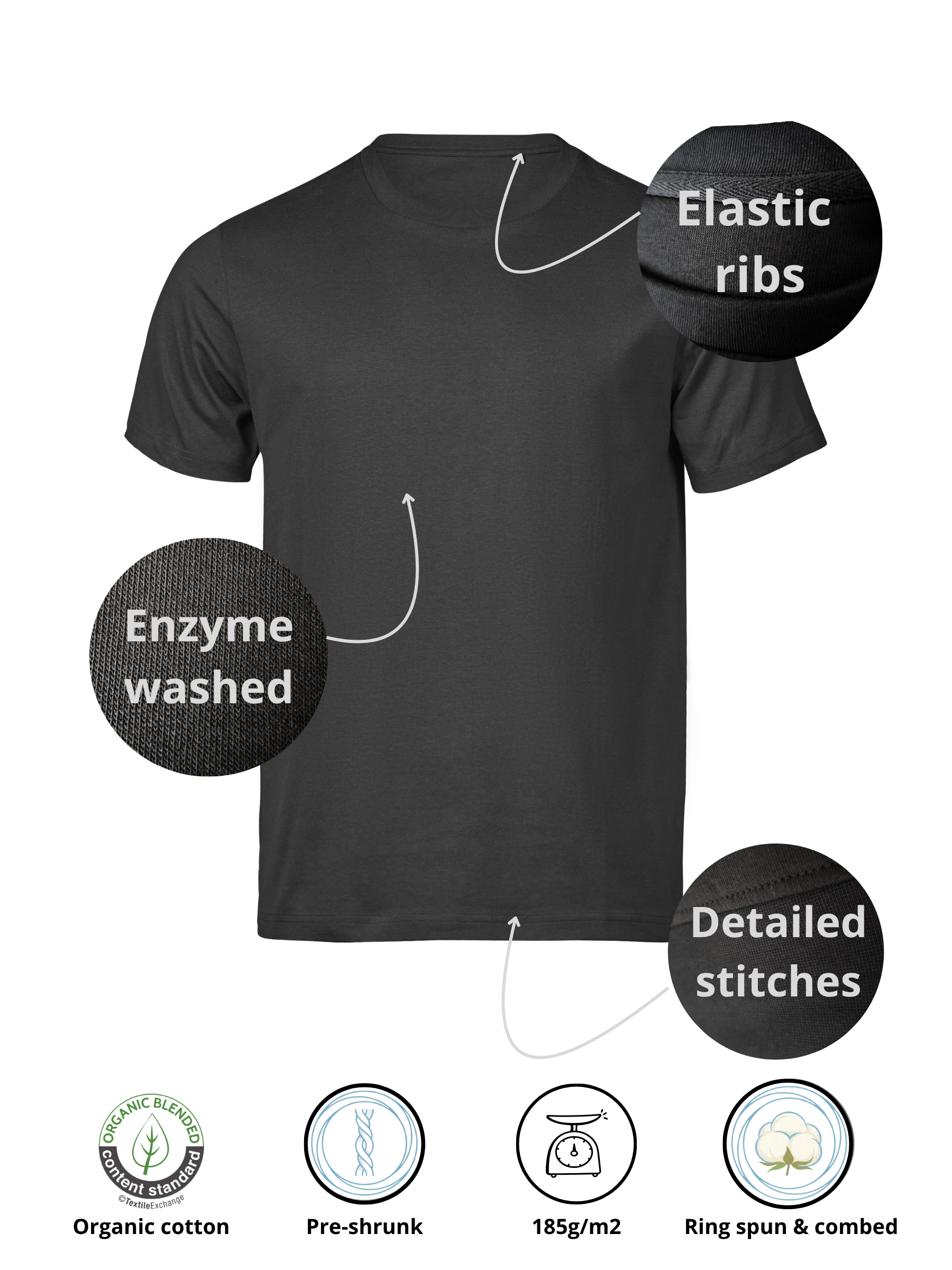 SuperFit Tee - Navy Blue