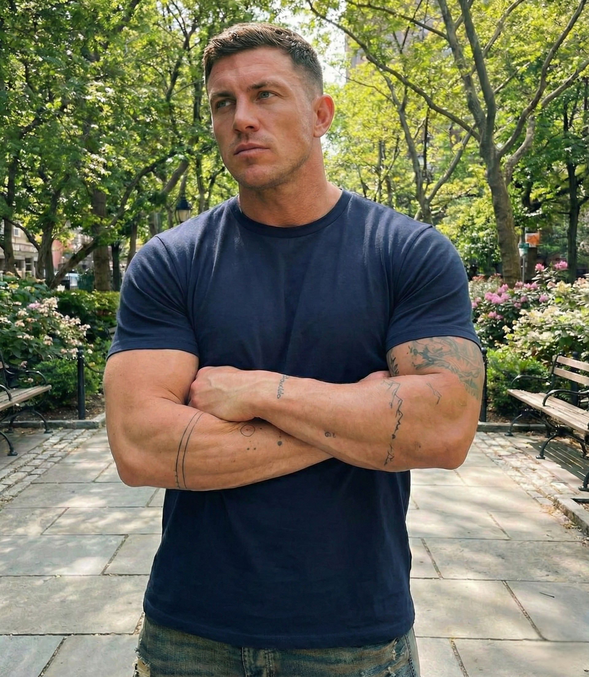 SuperFit Tee - Navy Blue